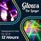 Glow Sticks Party Pack - 240 Pieces, Including 100 8-Inch Glow Sticks, 10 Ultra-Bright 6-Inch Glow Sticks, and Accessories for Creating Glow-in-the-Dark Necklaces, Bracelets, Glasses, Headbands, Balls, and Flowers